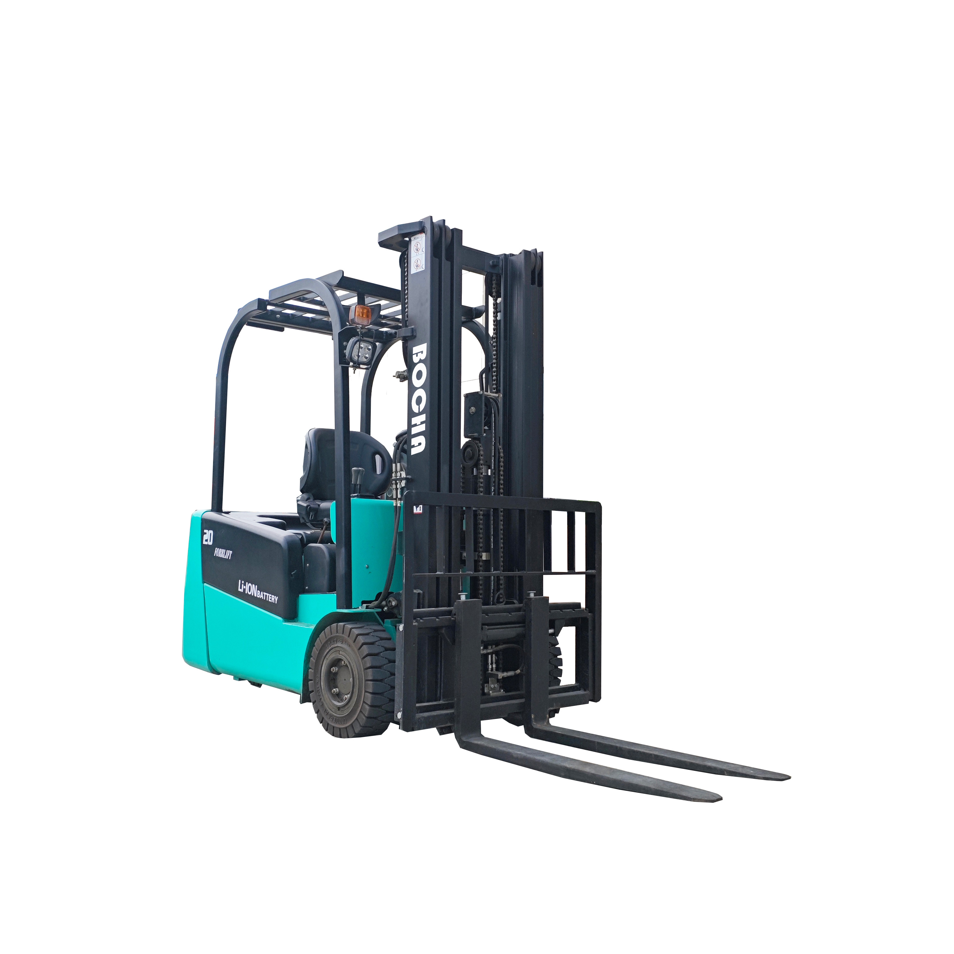 2t small three wheel high hydraulic loading and unloading fork factory direct sales