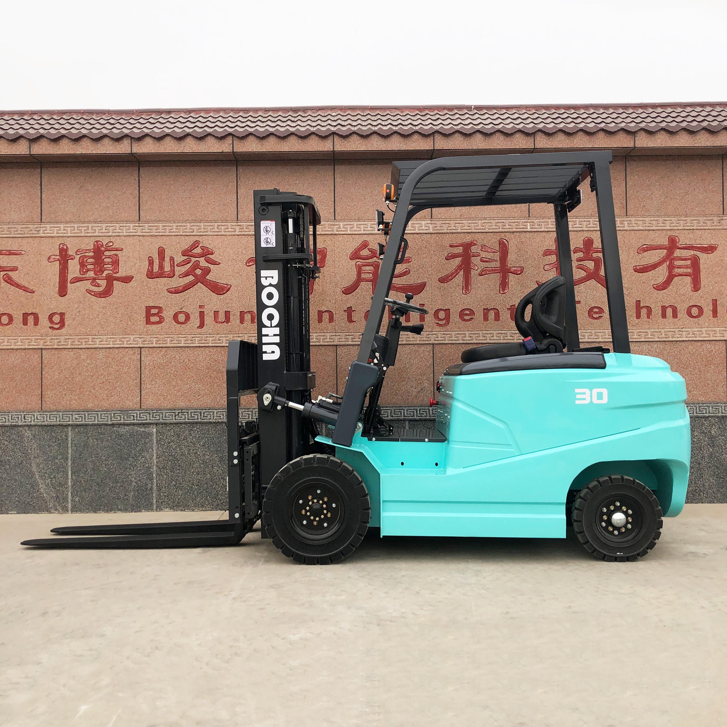 3-ton simple hydraulic fully automatic stacking and unloading electric forklift