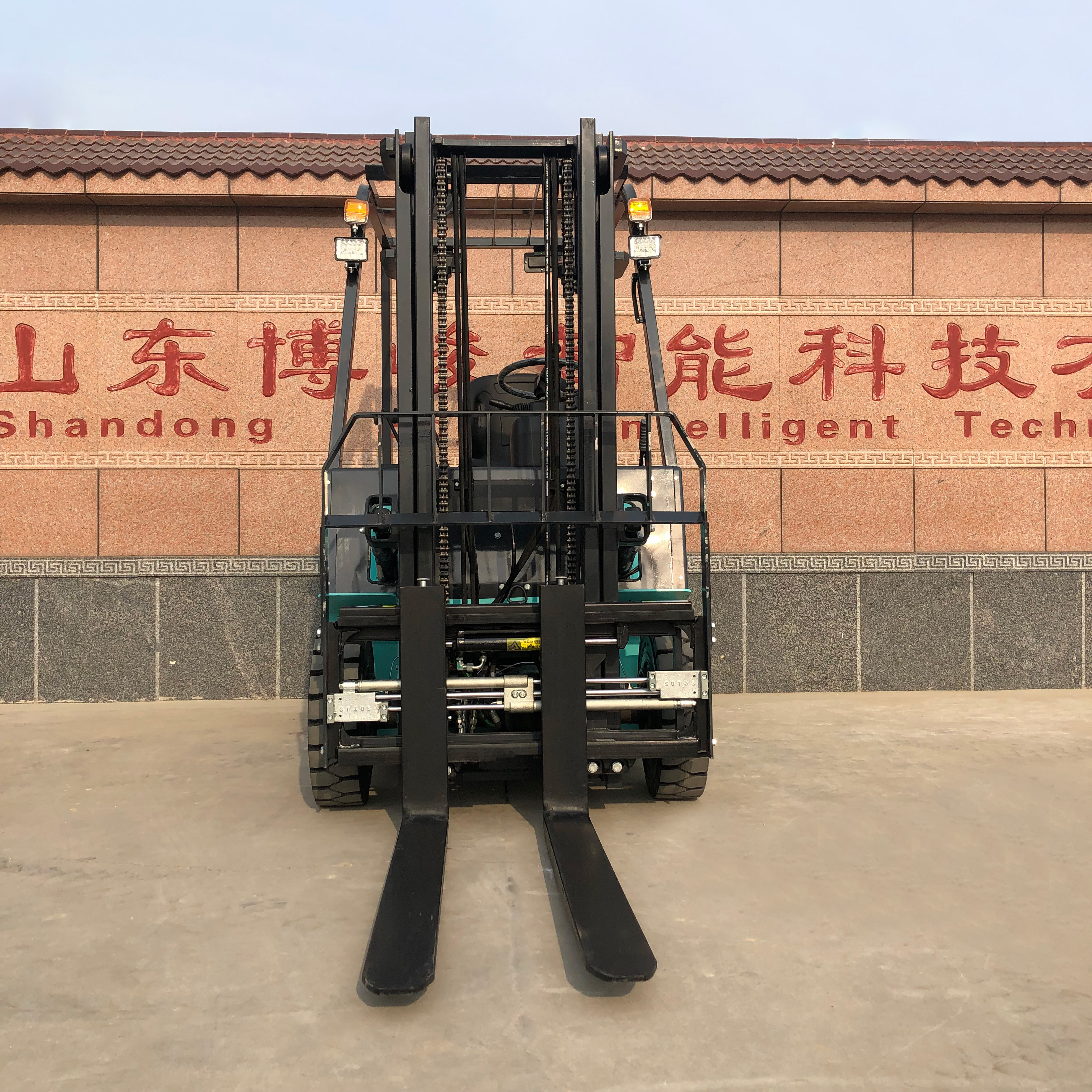 3-ton simple hydraulic fully automatic stacking and unloading electric forklift