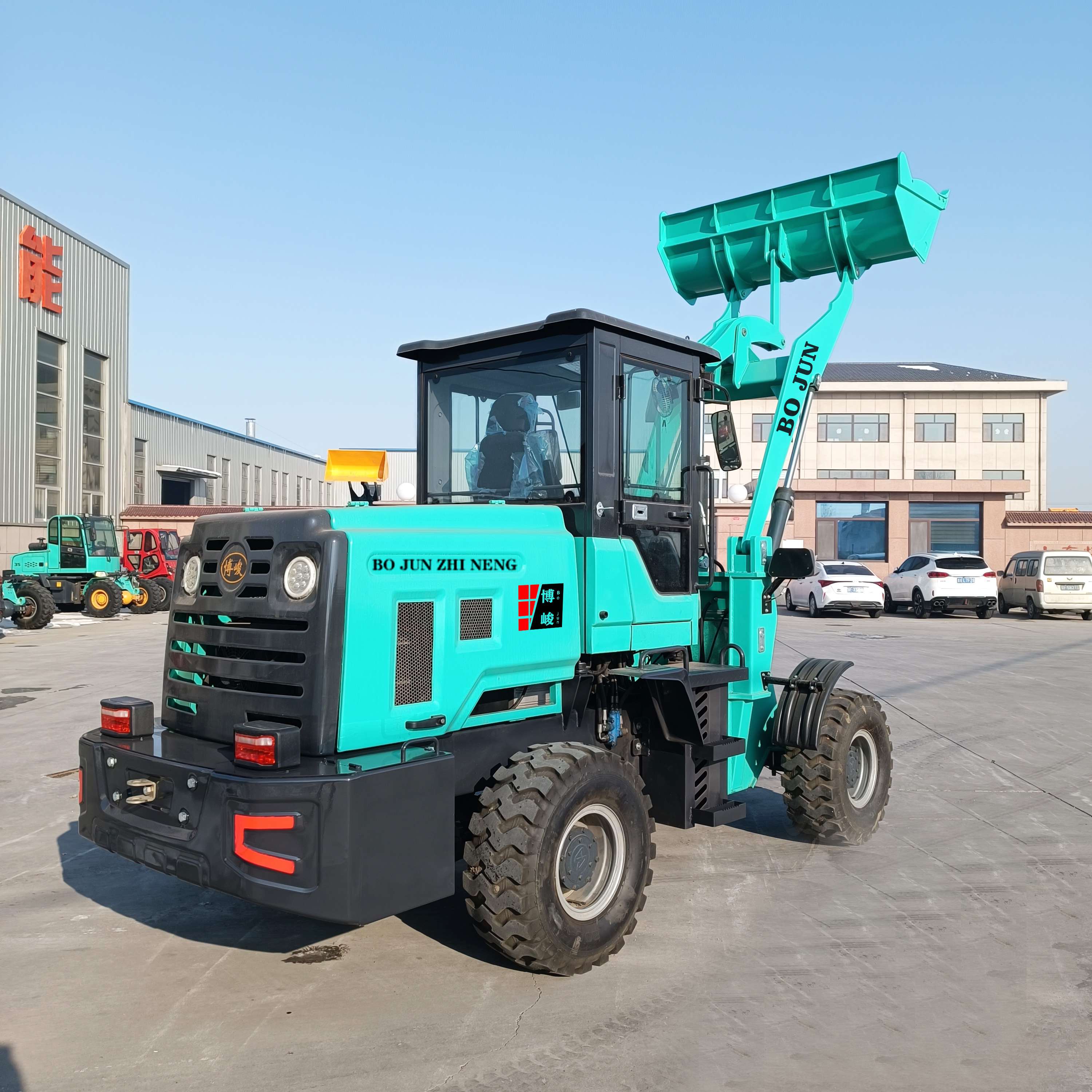 932 lithium battery household four-wheel drive hydraulic agricultural engineering loader