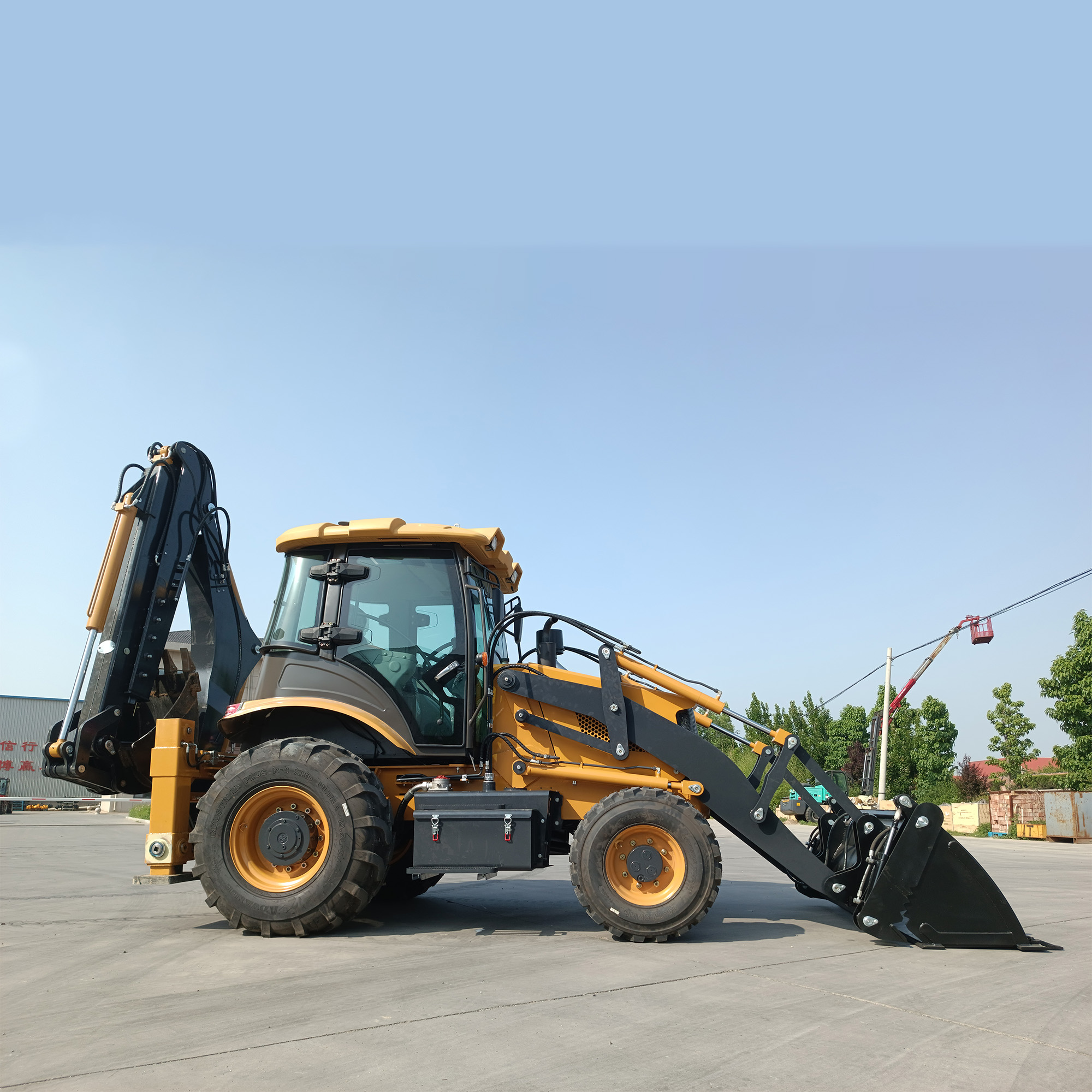 Chinese Loader Backhoe BOJUN 388 Mini Front Loader
