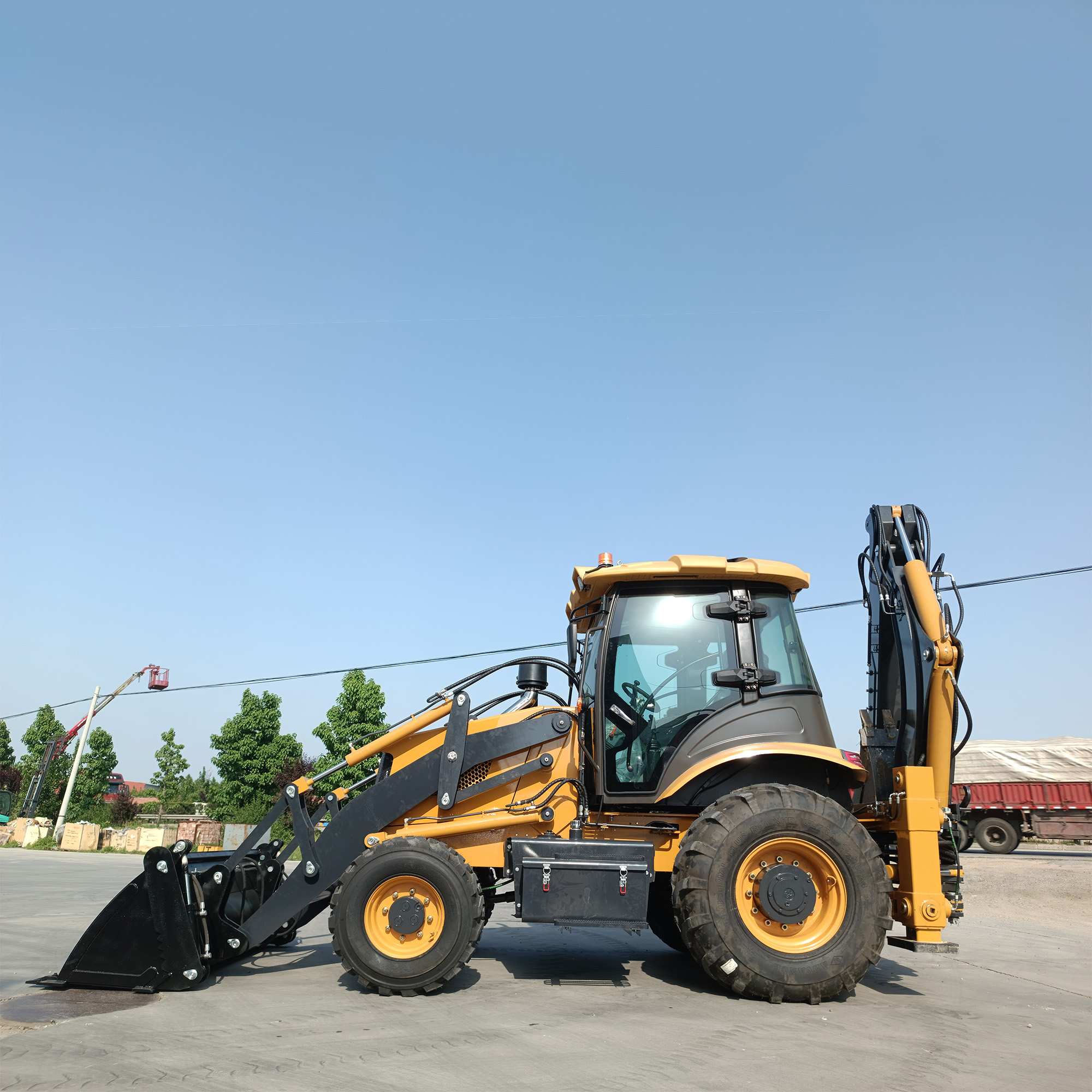 Chinese Loader Backhoe BOJUN 388 Mini Front Loader