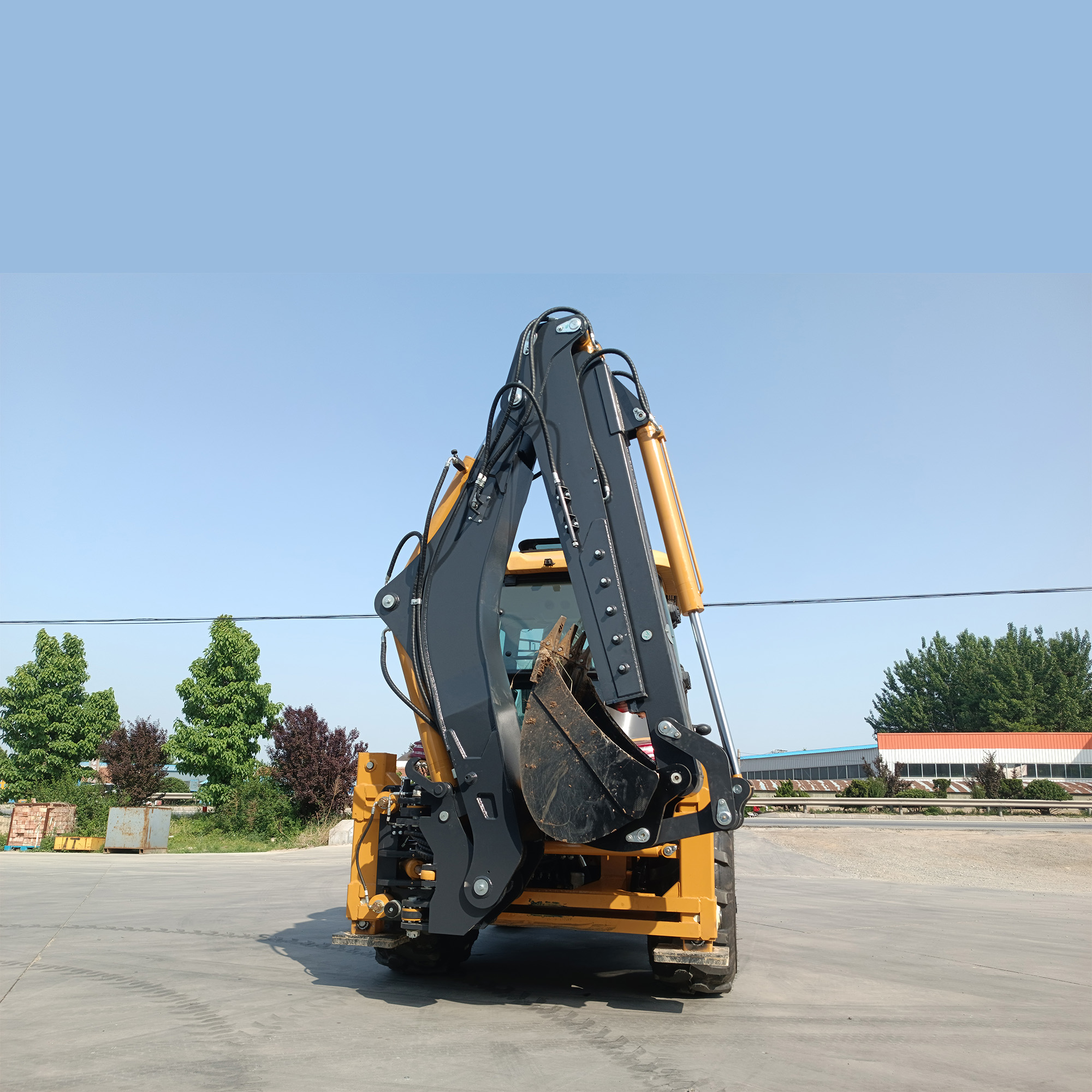 BOJUN 388 backhoe 4-wheel drive all terrain, discounted price